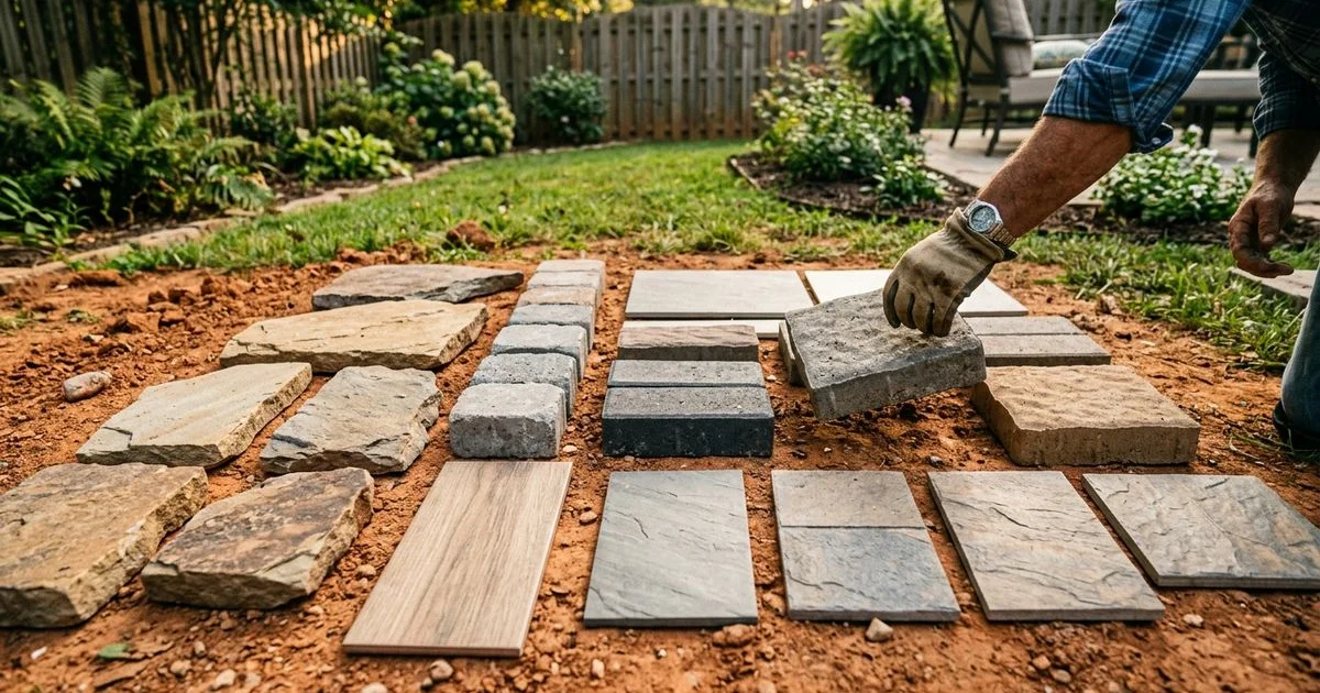 Comparing patio materials for North Carolina homes